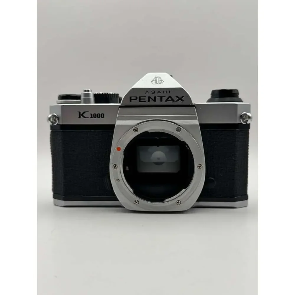 Asahi Pentax K1000 35mm SLR Film Camera SMC Pentax-M 50mm f/1.7 Lens Meter OK